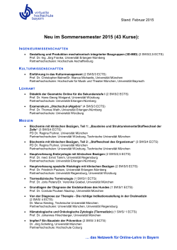 Kurse in Entwicklung als PDF - Virtuelle Hochschule Bayern