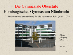 Deutsch - Homburgisches Gymnasium