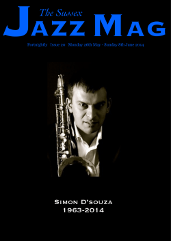 Issue 20 - The Sussex Jazz Mag
