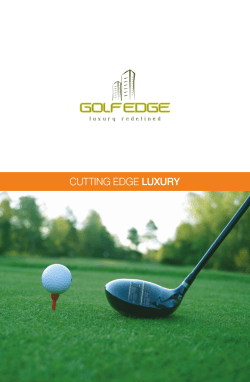 E-Brochure - Golf Edge