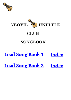 YEOVIL UKULELE CLUB SONGBOOK
