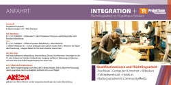 INTEGRATION + ANFAHRT
