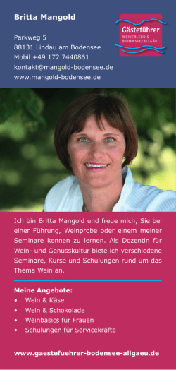 Einleger Weinseminare