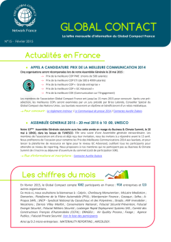 GLOBAL CONTACT - Le Pacte Mondial