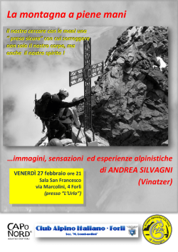 La montagna a piene mani