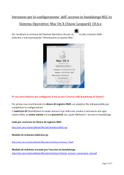 Guida MacOS 10.6.8 Snow Leopard