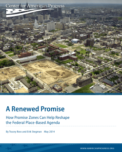 A Renewed Promise - Center for American Progress
