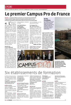 Le premier Campus Pro de France se construit