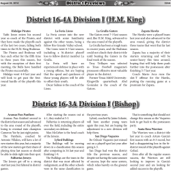 District 16-3A Division I (Bishop) District 16-4A