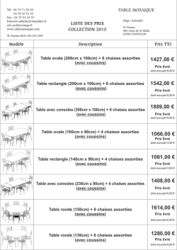 LISTE DES PRIX 2015 - No.2.cdr
