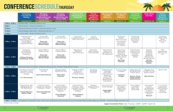 Download Session Schedule