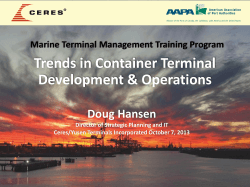 Marine Terminal Management Training Program - Cms-plus