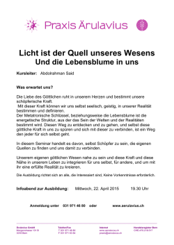 Info`s hier - Praxis &Auml;rulavius