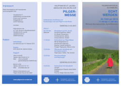 ECHT WERDEN PILGER- MESSE - Deutsche St. Jakobus