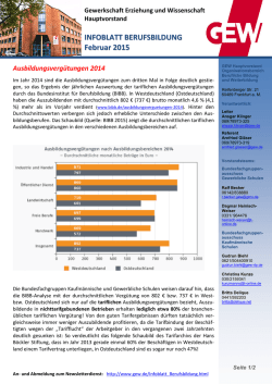 Infoblatt Berufsbildung 02/2015