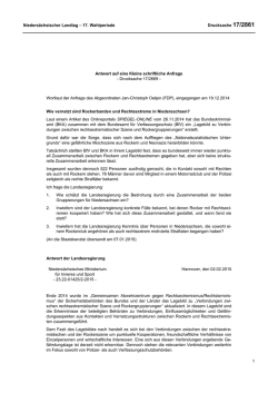 Drs. 17/2861  - Nieders&auml;chsischer Landtag