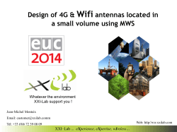Design of Product with several 4G and Wifi Antennas located