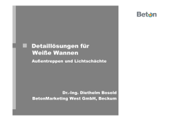 Dr.-Ing. Diethelm Bosold, BetonMarketing West GmbH, Beckum