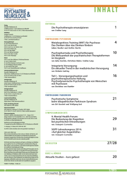 Impressum/Inhalt - Rosenfluh Publikationen AG
