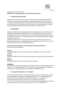 Hinweisblatt