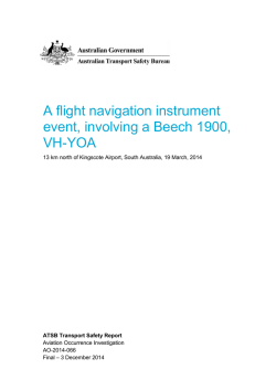PDF: 219KB - Australian Transport Safety Bureau