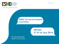 ESMO Young Oncologists Committee