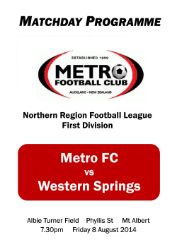 8 August 2014 Western Springs Final Version