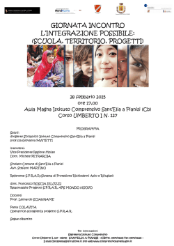 giornata incontro l`integrazione possibile: (scuola