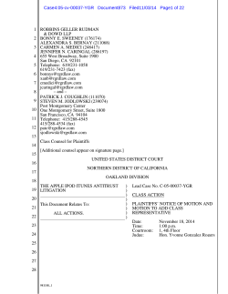 Case4:05-cv-00037-YGR Document873 Filed11/03/14 Page1 of 22