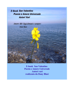 E-book San Valentino Poesia e Amore Universale