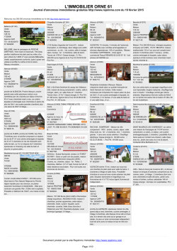 Journal immobilier 61