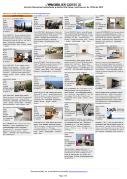 Journal immobilier 20