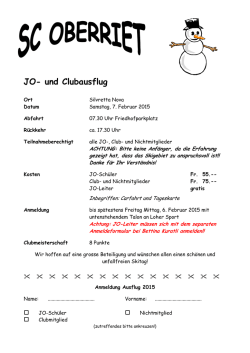 JO-Ausflug 2015