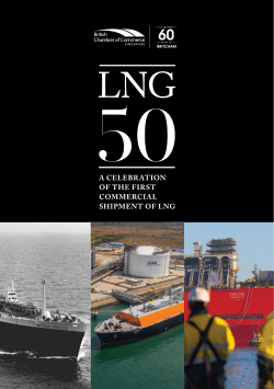 a brief history of lng - British Chamber Of Commerce Singapore