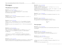 Groupes