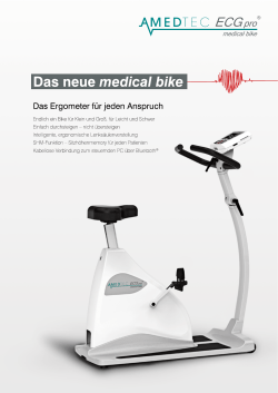 medical bike - AMEDTEC ECGpro
