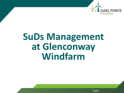 SuDS Case Studies from the Construction Industry