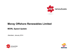 Moray Offshore Renewables Limited