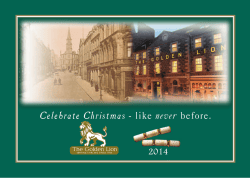 download our festive brochure