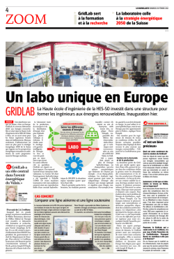 GRIDLAB La Haute &eacute;cole d`ing&eacute;nierie de la HES