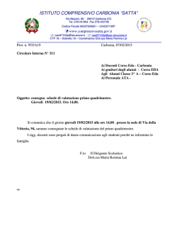 ISTITUTO COMPRENSIVO CARBONIA &ldquo;SATTA&rdquo;