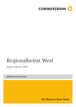 Regionalbeirat West