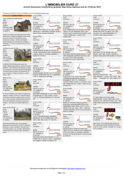 Journal immobilier 27