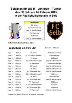 Hallenfußball-Turnier