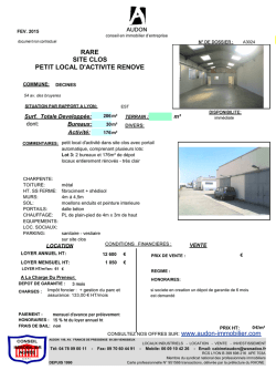 FICHIER LOCAUX - Audon Immobilier
