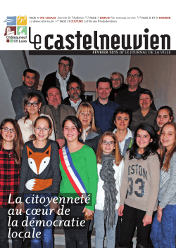 Le Castelneuvien de février 2015 est disponible - Châteauneuf