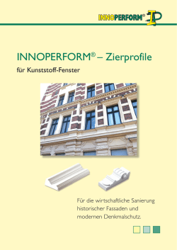 Prospekt Zierprofile