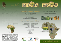 Contact BIOTA Ouest en Afrique