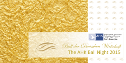 AHK Ball Night 2015 - Deutsch