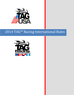 2014 TAGUSA™ Rules - TAGUSA International